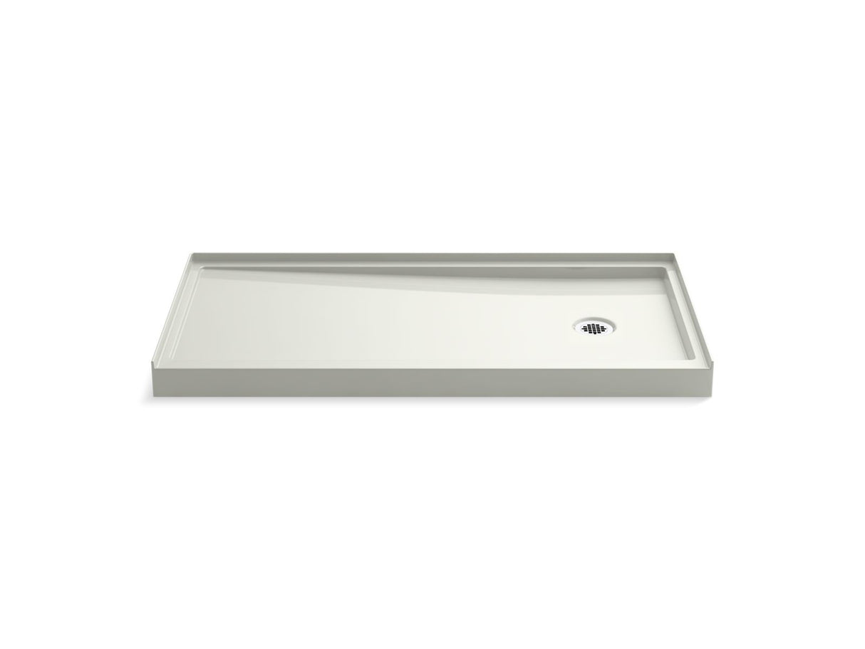 Rely® 60" x 30" alcove shower base, right drain