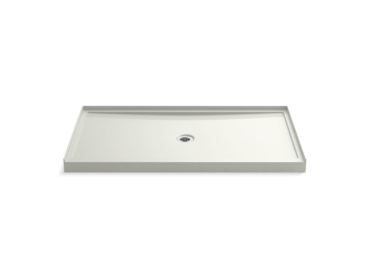 Rely® 60" x 34" alcove shower base, center drain