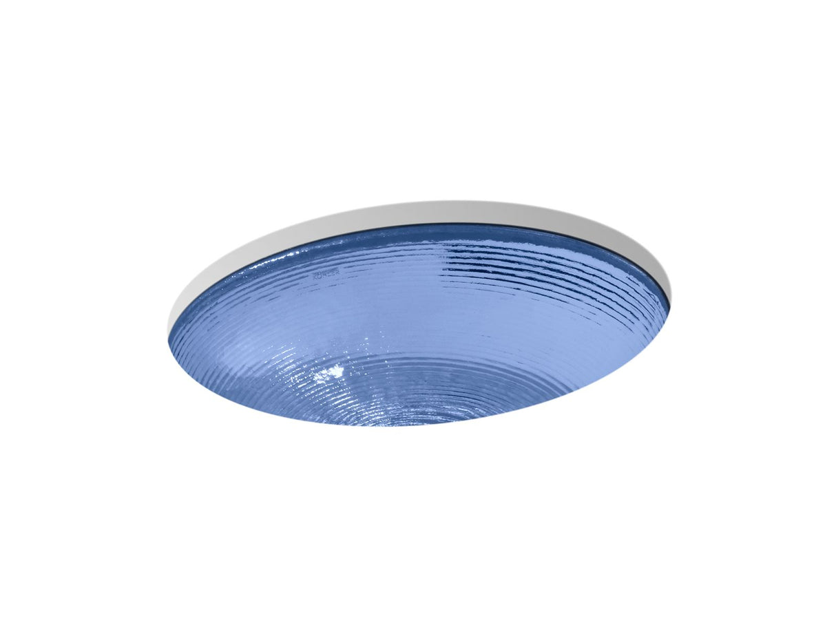 Whist® 19" oval undermount bathroom sink, no overflow