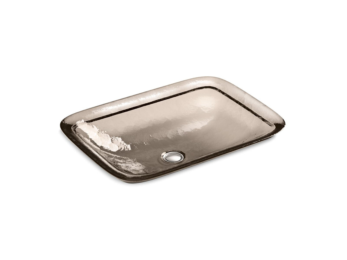 Inia® 20-3/4" rectangular drop-in bathroom sink, no overflow