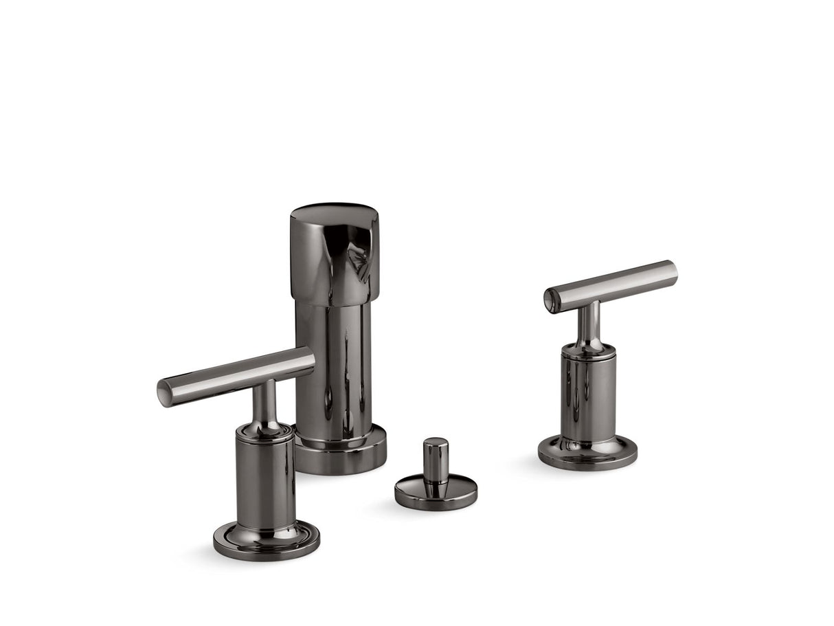 Purist® Vertical spray bidet faucet with lever handles