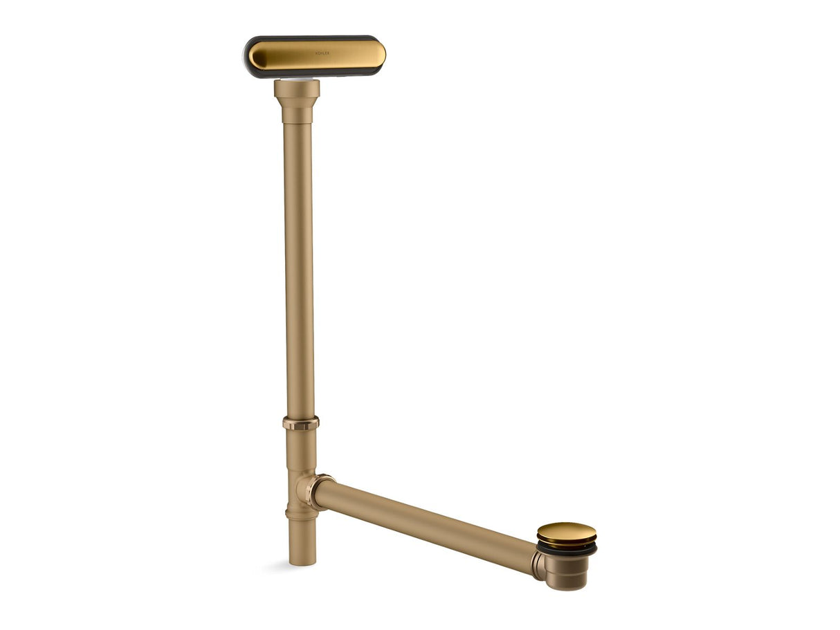 Clearflo Slotted overflow brass bath drain