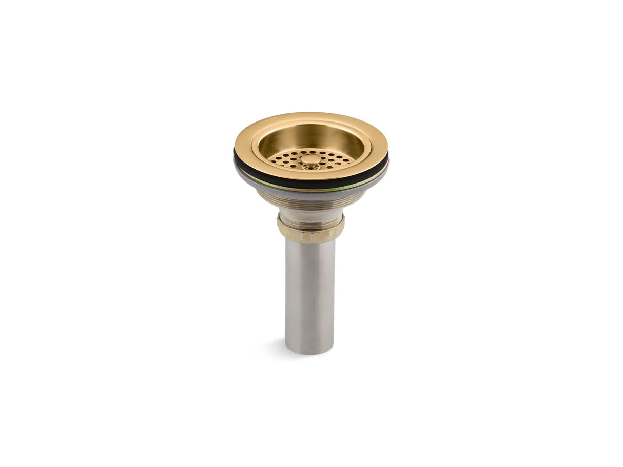 Duostrainer® Sink drain and strainer with tailpiece