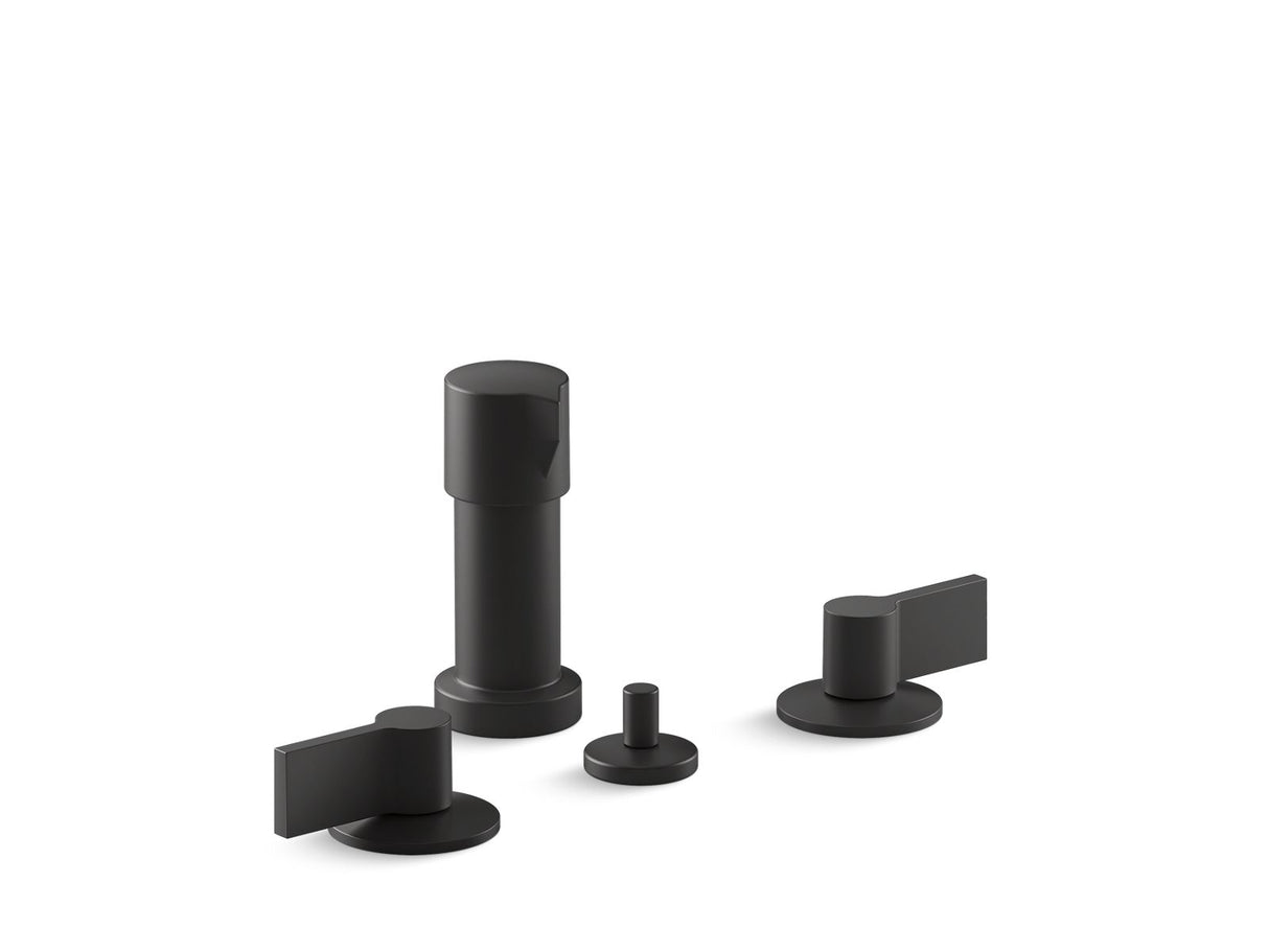 Components® Widespread bidet faucet with Lever handles