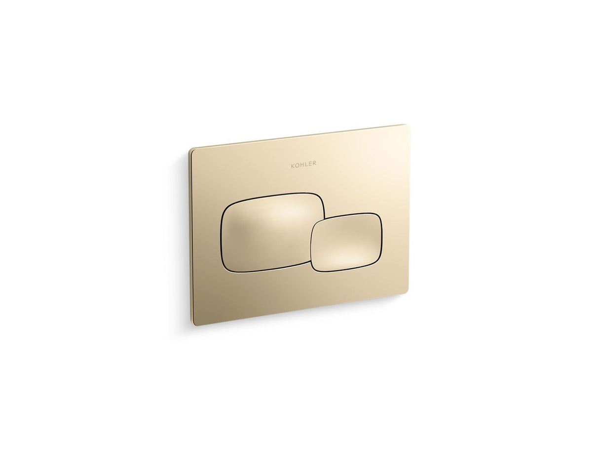 Cue® Flush actuator plate for 2"x 4" in-wall tank and carrier system