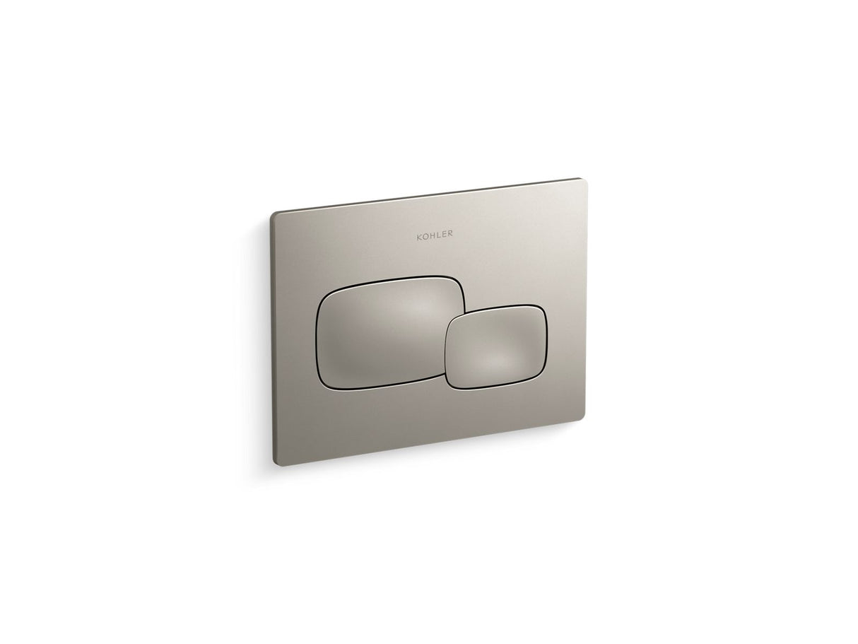 Cue® Flush actuator plate for 2"x 4" in-wall tank and carrier system