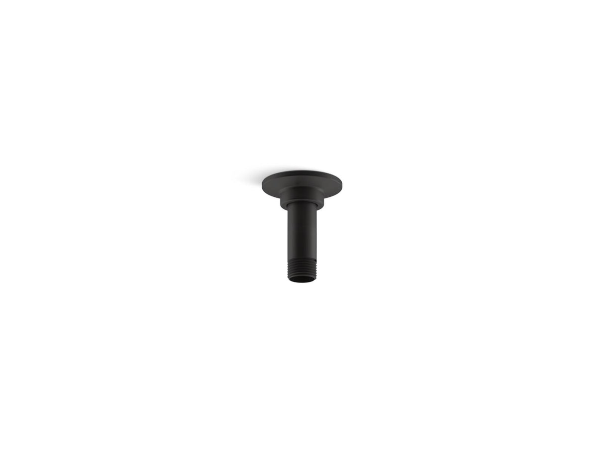 3" ceiling-mount single-function rainhead arm and flange