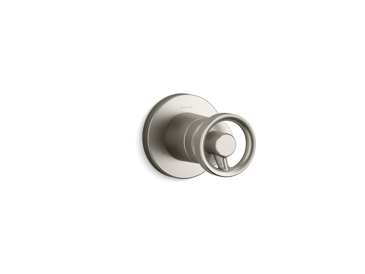 Components® MasterShower® transfer valve trim with Industrial handle