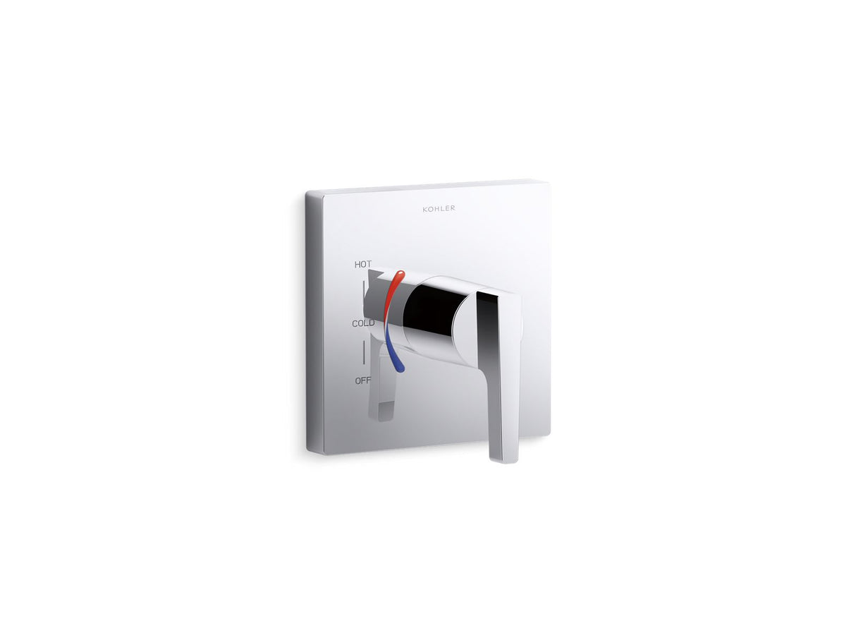 Honesty® Rite-Temp® valve trim with red/blue indexing