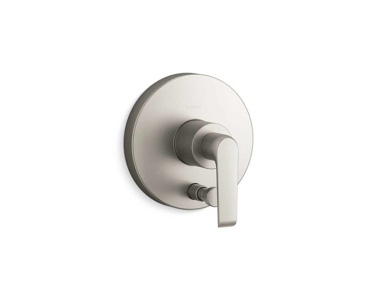 Avid® Rite-Temp® valve trim with push-button diverter