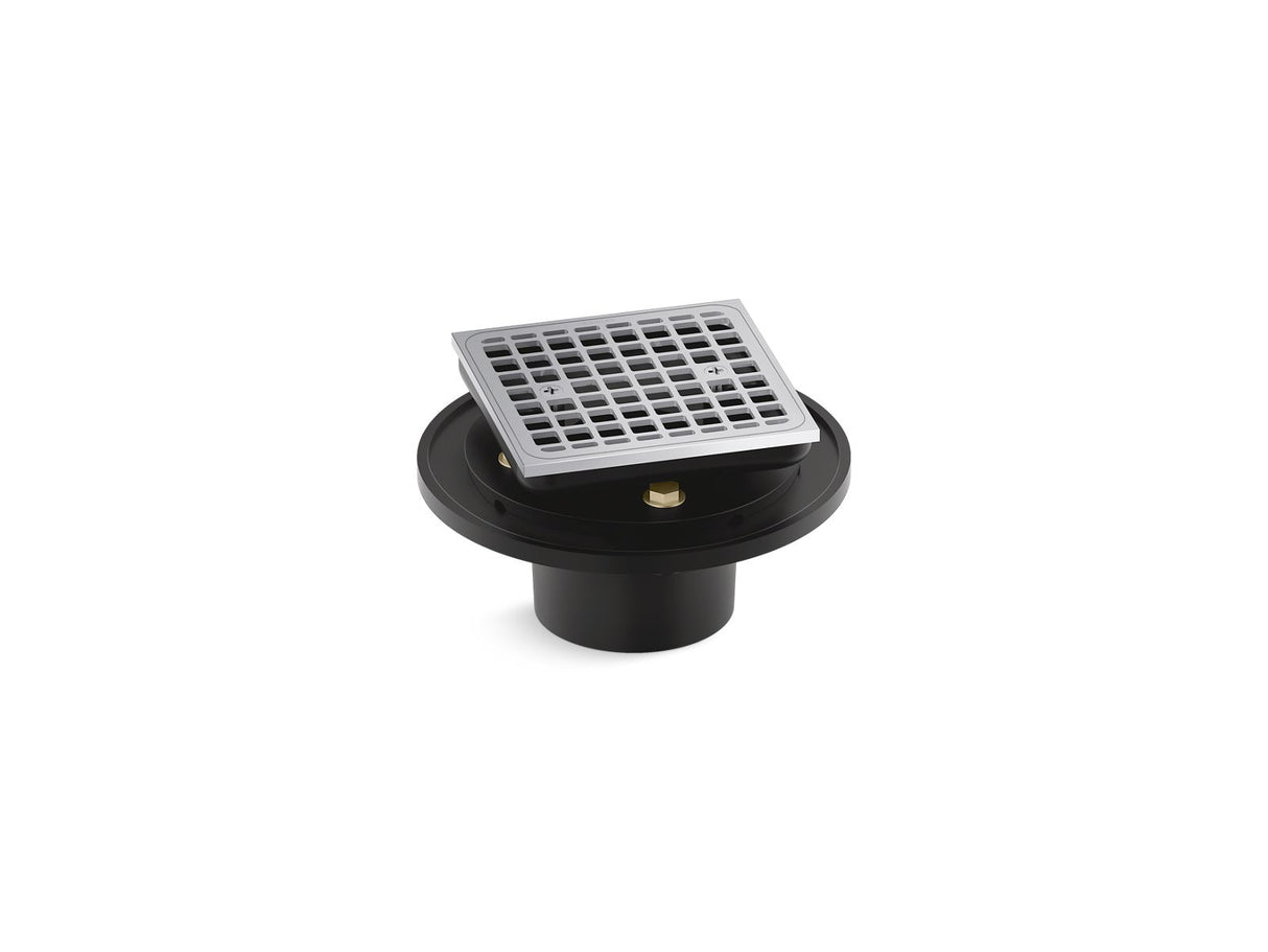 Clearflo Square brass tile-in shower drain