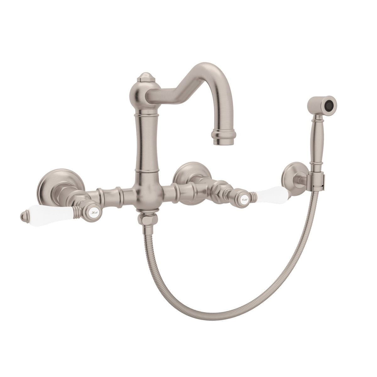 ROHL Acqui Wall Mount Bridge Kitchen Faucet A1456LPWS-2 - image 4