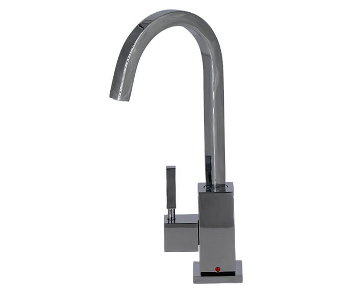 Hot Water Faucet with Contemporary Square Body