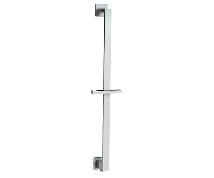 Wall Mounted Shower Rail with Bottom Outlet Integral Waterway – Rectangular