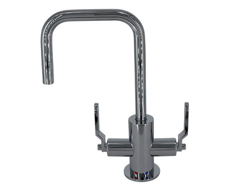Mini Faucet with Knurled Lever & Spout Tip
