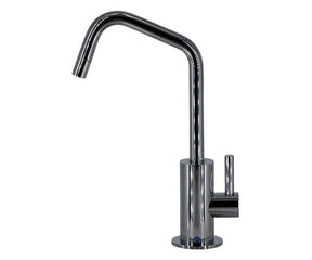 Cold Faucet with Angled Spout, Duet & KNURLED