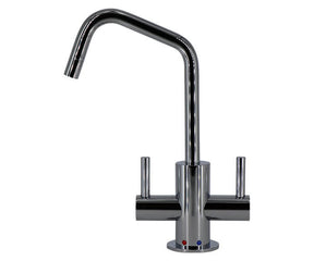 Mini Hot & Cold Faucet w/ Duet & Knurled Accent