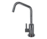 Hot Water Faucet with Contemporary Round Body & Handle (120° Spout)