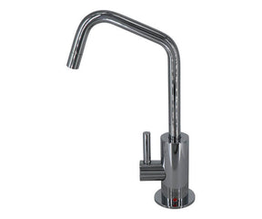 Mini Hot Faucet with Angled Spout w/Duet Finish
