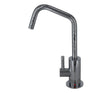 Mini Hot Faucet w/ Angled Spout w/Knurled Accent