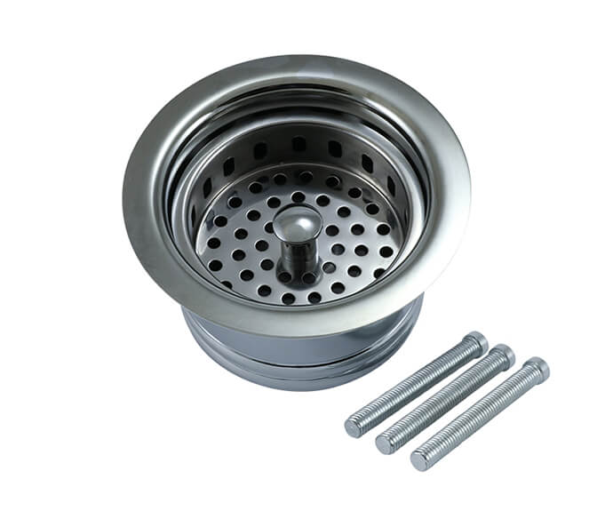 Traditional – Complete Stopper & Strainer Unit Waste Disposer Trim – Extended Flange