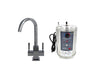 Hot & Cold Water Faucet with Contemporary Square Body & Little Gourmet® Premium Hot Water Tank