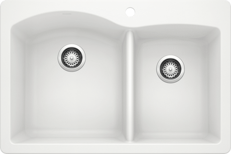 Blanco Diamond 1 3/4 Kitchen Sink — White Finish