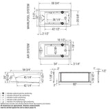 Optik 6032 Acrylic Alcove End Drain Bathtub in White