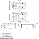 Optik 6636 Acrylic Alcove End Drain Bathtub in White