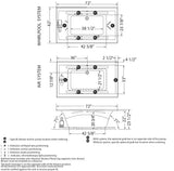 Optik 7242 Acrylic Undermount Center Drain Bathtub in White