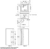 Square Base 36 3 in. 36 x 36 Acrylic Corner Left or Right Shower Base with Corner Drain in White