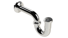 1-1/4" 22GA P-Trap with Shallow Flange (101SCP)