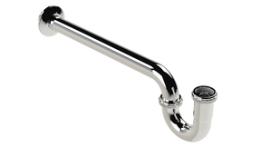 1-1/4" 22GA Vanity P-Trap with Shallow Flange (101XSCP)