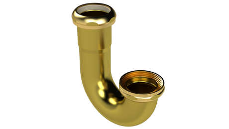 1-1/2" 20GA J-Bend with Ground Joint (10227)