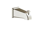 5 1/2" square tub spout with diverter