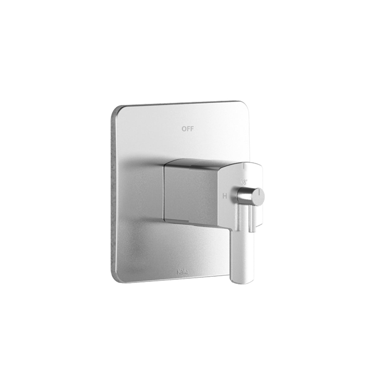 GRAFIK Decorative Trim for 2-Way Type T/P 1/2 inches Coaxial Valve with Diverter Chrome