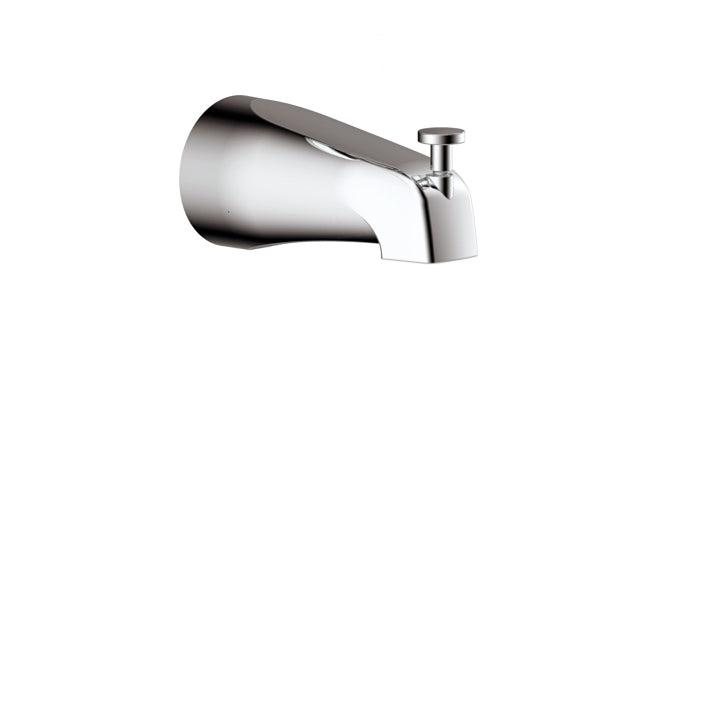 5 1/4" round tub spout with diverter
