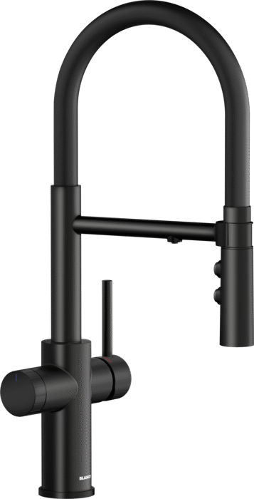 Blanco Catris Flexo Filter Faucet — Matte Black Finish