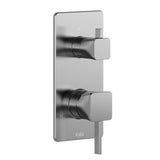 Square Decorative Trim for 1/2 inches Pressure Balance With Volume Control Valve and 2-Way Diverter - Cartridge Included