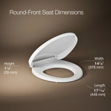 PureWarmth® Heated round-front toilet seat