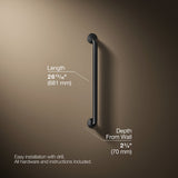 Traditional 24" grab bar