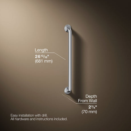 Traditional 24" grab bar