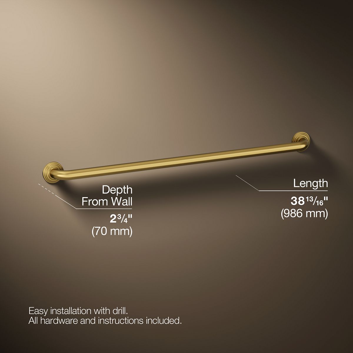 Traditional 36" grab bar