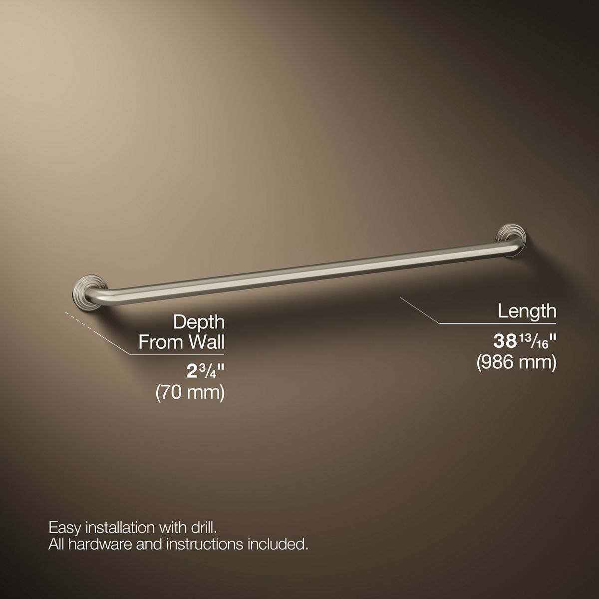 Traditional 36" grab bar
