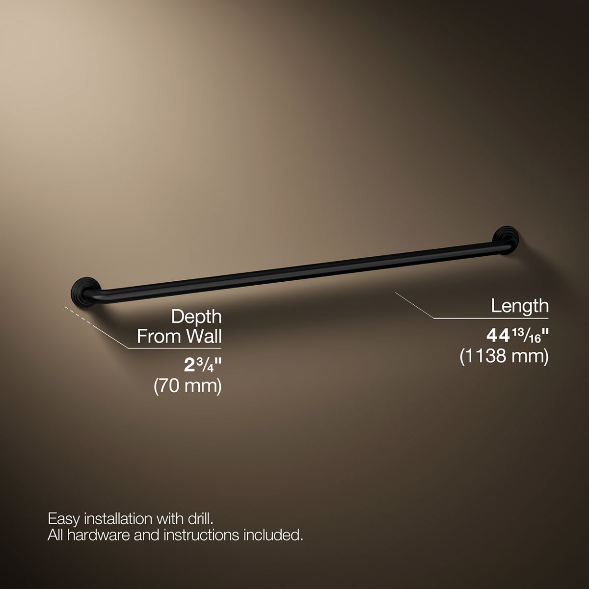 Traditional 42" grab bar