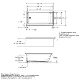 Rubix 6032 Acrylic Alcove Left-Hand Drain Bathtub in White