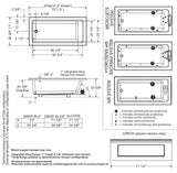 Skybox 7236 Acrylic Drop-in End Drain Bathtub in White