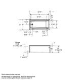 Nomad Corner 6030 AcrylX Corner Left-Hand Drain Bathtub in White
