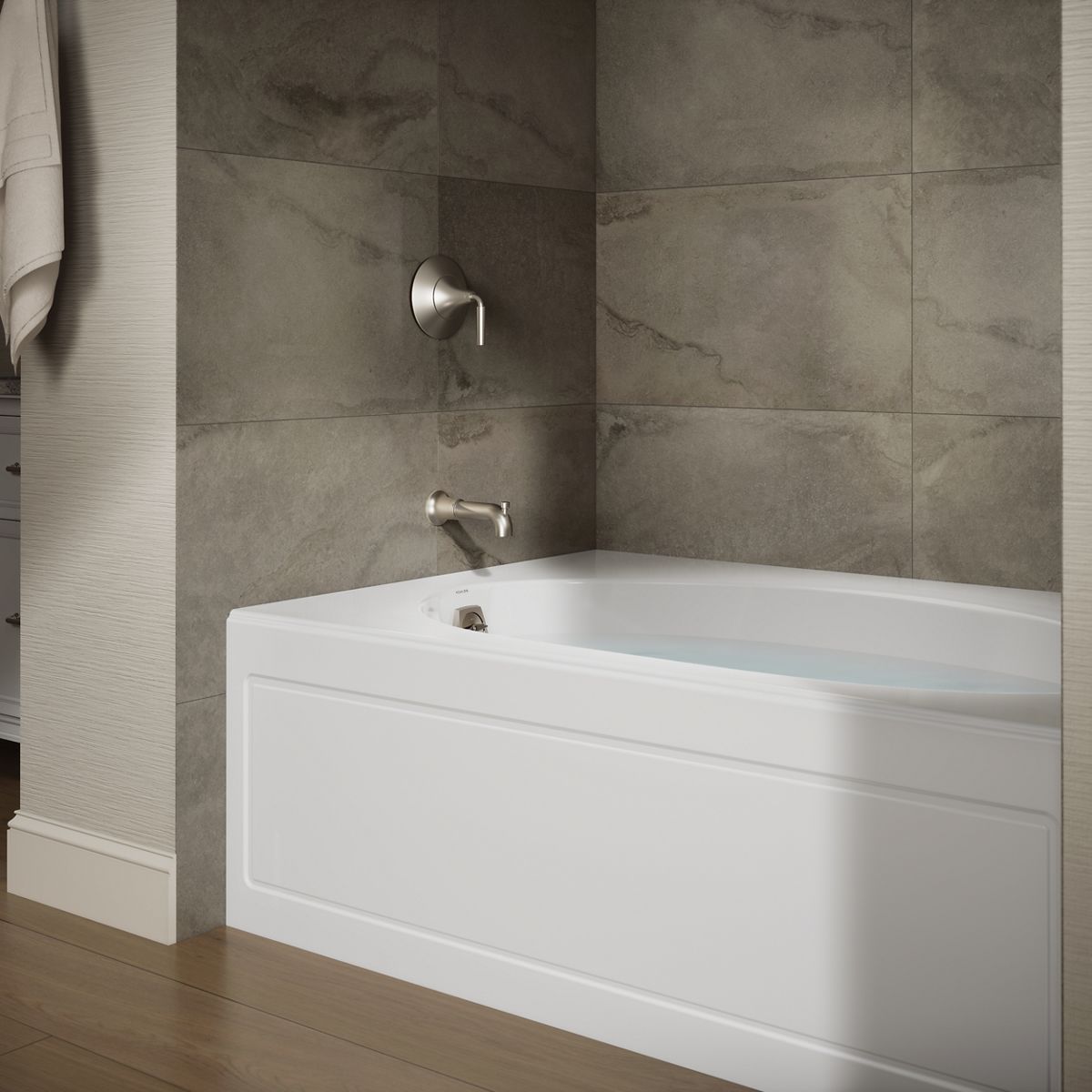 Windward® 60" x 42" alcove bath, left drain