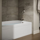 Windward® 60" x 42" alcove bath, right drain